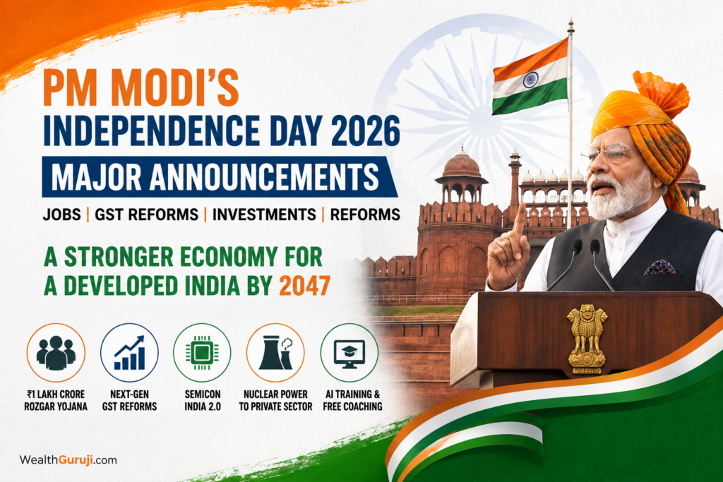 PM Modi’s Independence Day 2026 Announcements